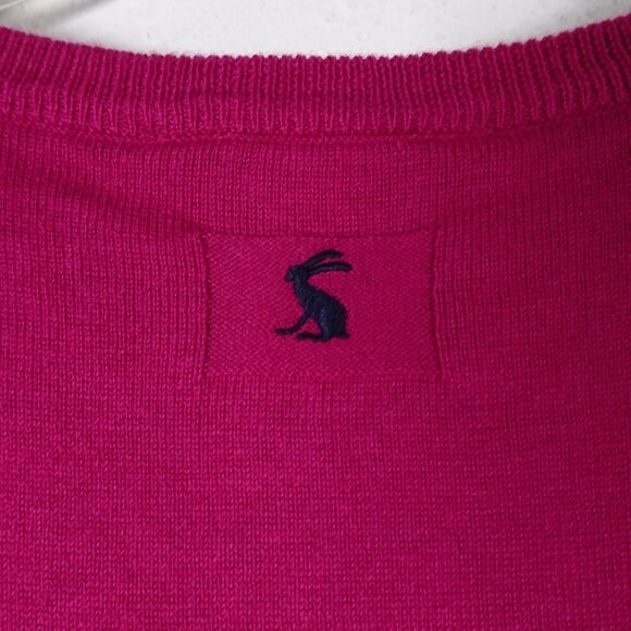 Joules Knitwear Miranda Sweater Pullover Pink with Dachshund Women's Size 6 - Picture 6 of 12